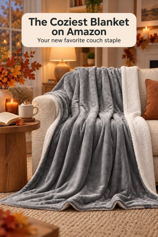 Sherpa Fleece Throw Blanket