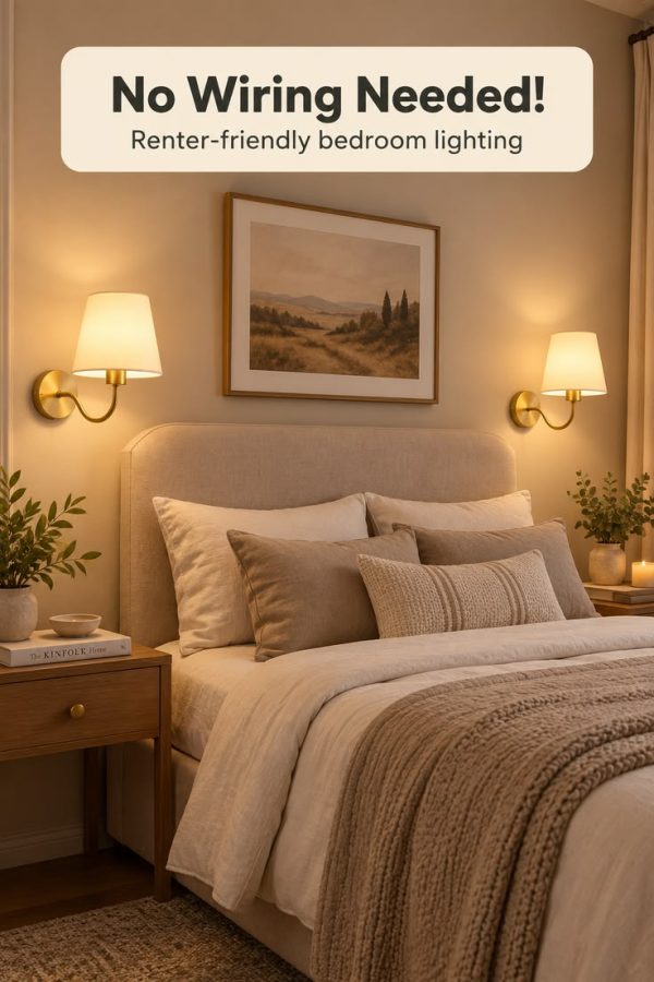Battery Operated Wall Sconces (Set of 2)