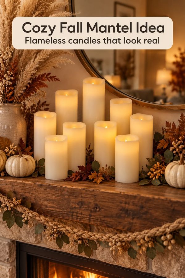 Flameless LED Pillar Candles