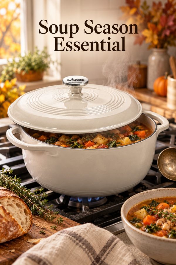 Enameled Cast Iron Dutch Oven (6 Qt)